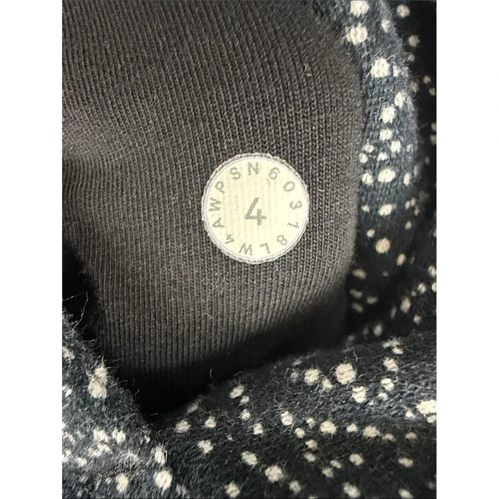Lululemon Scuba Hoodie 4 Night View White Black Cotton Fleece Full Zip
